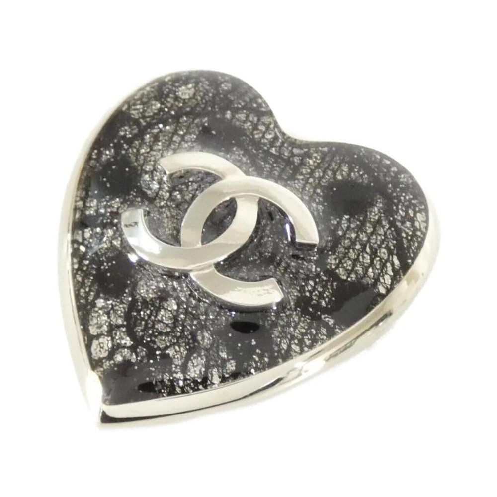 CHANEL Black Brooch